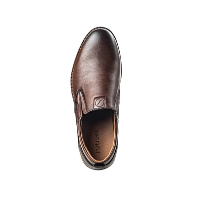 Туфли мужские INSTREET 248-22MV-006SS, цвет коричневый, размер 40 - фото 5