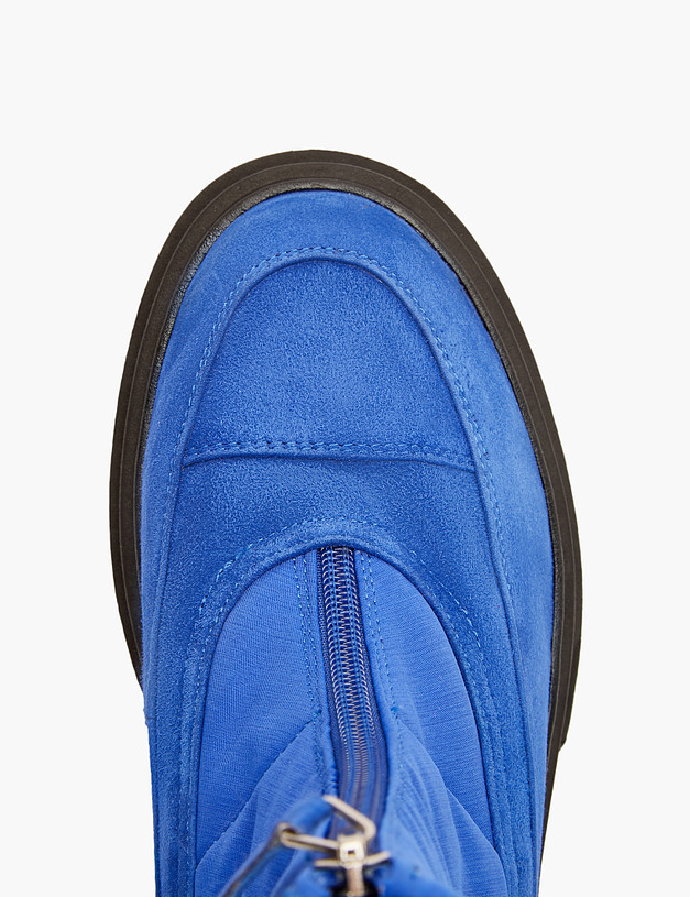 Синие женские зимние ботинки MASCOTTE 233-2265639-4629M | ракурс 4
