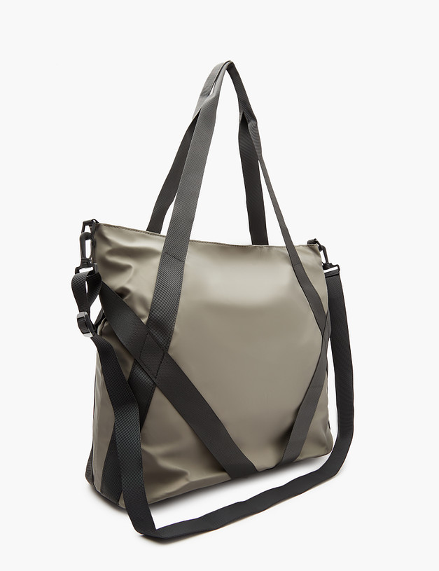 Оливковая женская сумка-шоппер MASCOTTE 679-3204-210 | ракурс 3