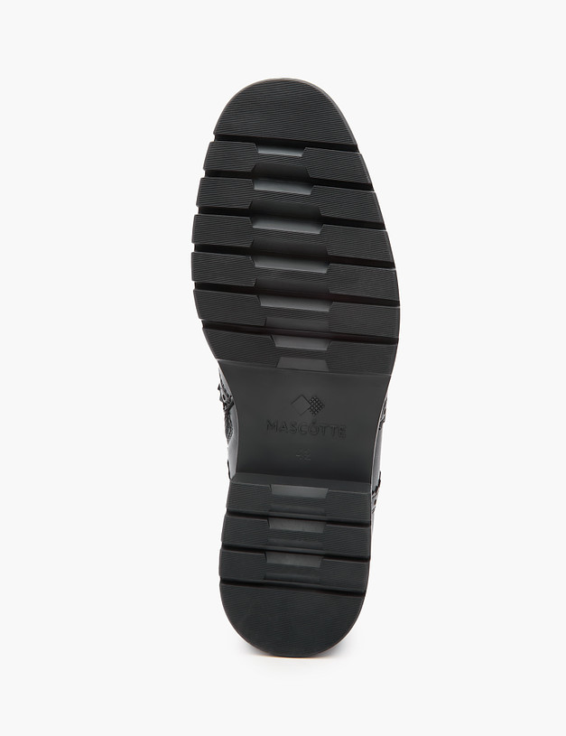 Черные мужские зимние ботинки MASCOTTE 22-3290232-8100M | ракурс 5