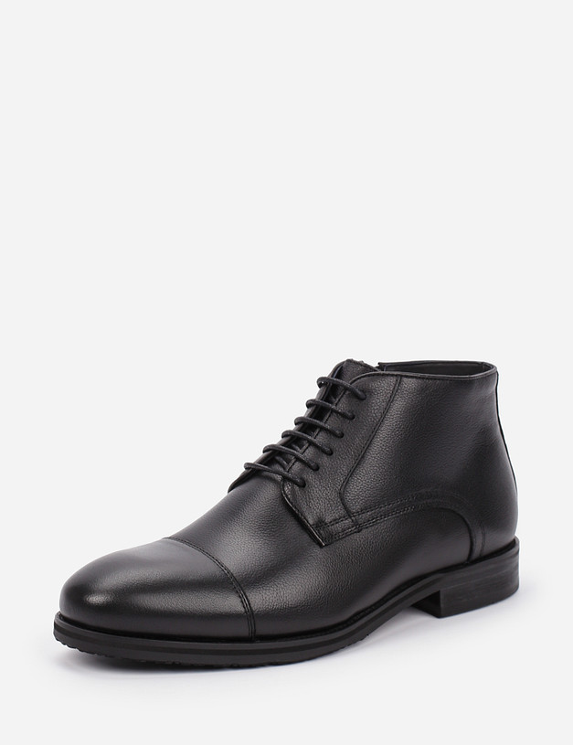 Черные мужские ботинки MASCOTTE 128-124421-0102 | ракурс 2