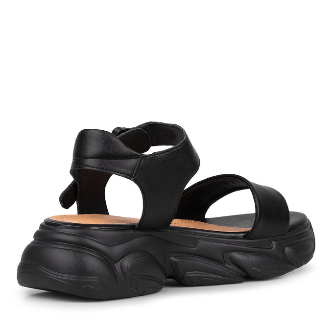 Черные женские сандалии в спортивном стиле «Томас Мюнц»