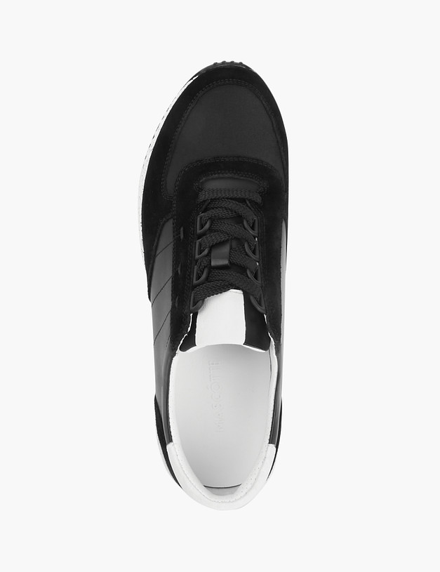 Черные мужские кроссовки на массивной подошве MASCOTTE 58-2131614-3205M | ракурс 5
