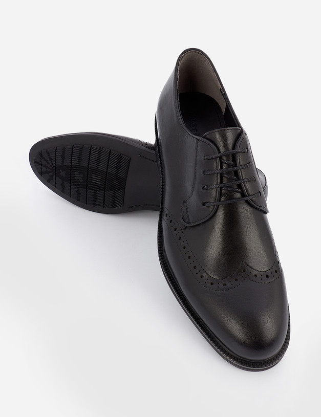 Черные мужские ботинки дерби MASCOTTE 128-025415-0102 | ракурс 7