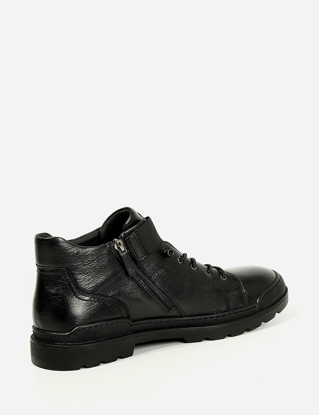 Черные мужские ботинки на резинке MASCOTTE 58-124223-0102 | ракурс 5