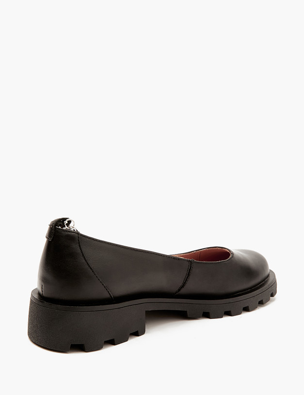 Черные женские туфли с декоративным браслетом MASCOTTE 233-4124211-3501M | ракурс 3