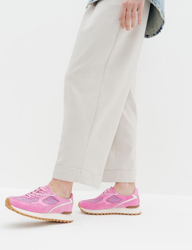 Розовые женские кроссовки MASCOTTE 22-4121121-4637M | ракурс 2