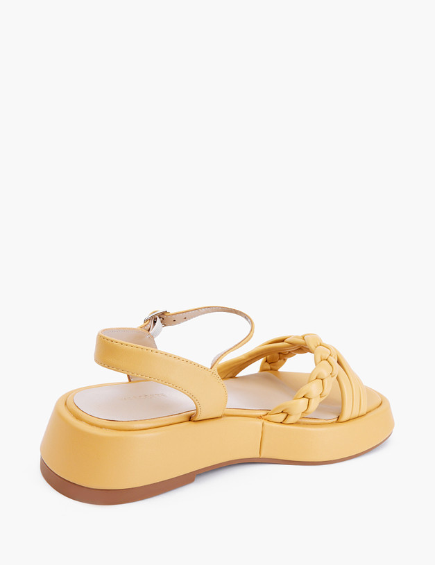 Желтые женские сандалии MASCOTTE 99-2141014-0518 | ракурс 3