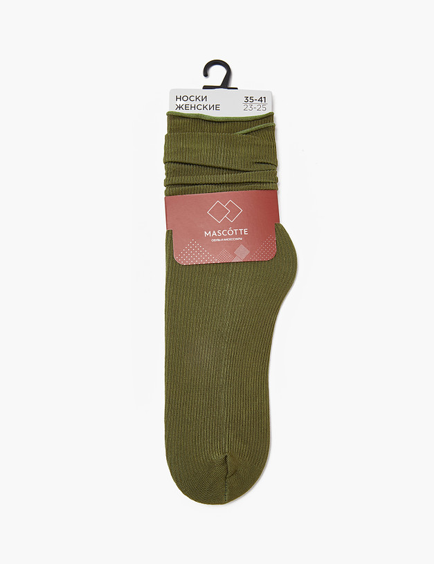 Зеленые женские носки MASCOTTE 764-3112-2604 | ракурс 2