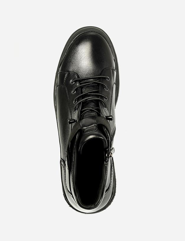 Черные мужские ботинки на резинке MASCOTTE 58-124223-0102 | ракурс 7
