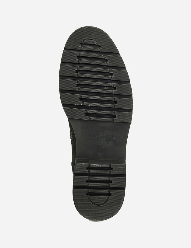 Черные мужские ботинки из нубука MASCOTTE 22-1212727-3301M | ракурс 5