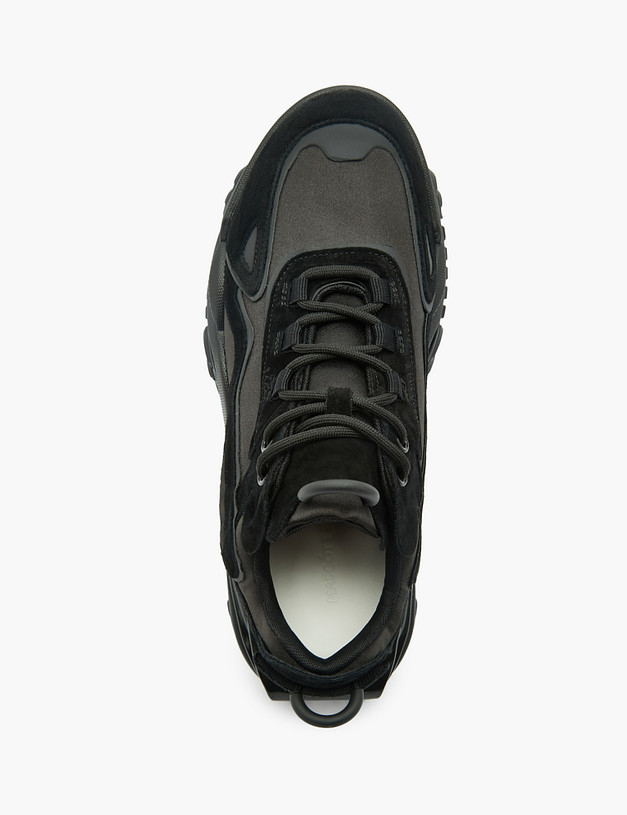 Черные женские кроссовки на массивной подошве MASCOTTE 234-314621-0202 | ракурс 4