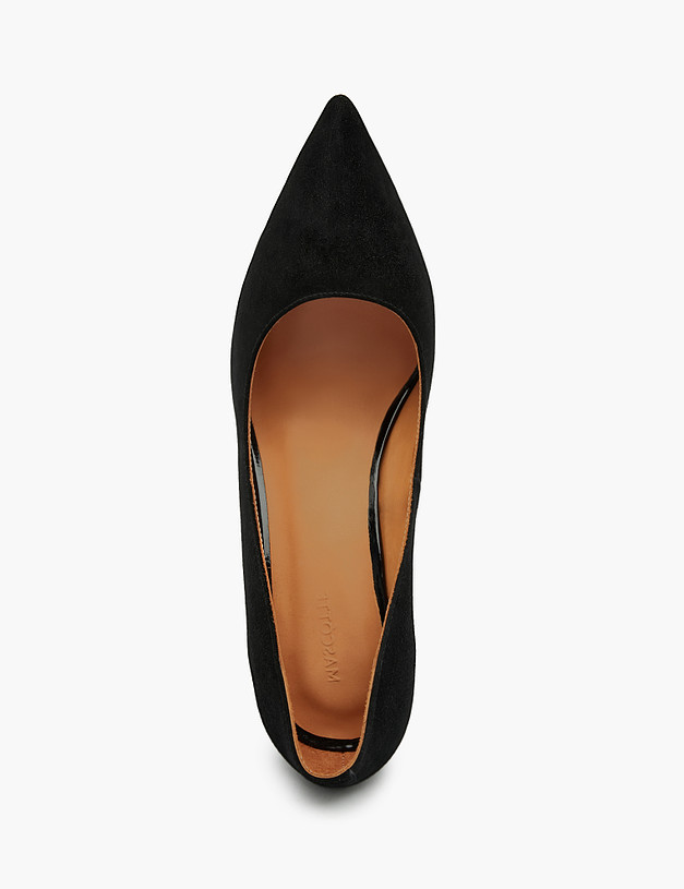 Черные женские туфли на квадратном каблуке MASCOTTE 100-310911-0602 | ракурс 4