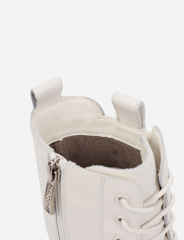 Белые женские ботинки MASCOTTE 78-120121-0101 | ракурс 7