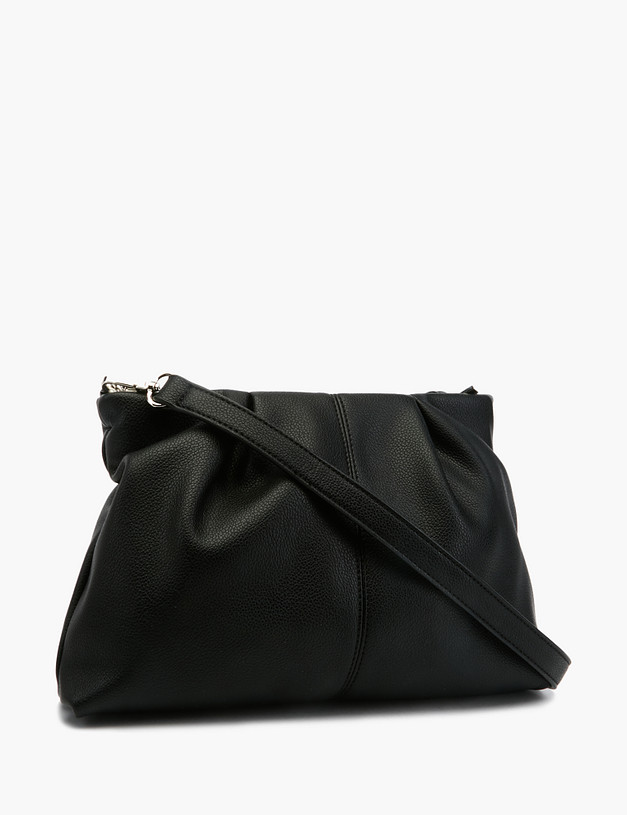 Черная женская сумка с декоративной цепью MASCOTTE 626-2106-602 | ракурс 3