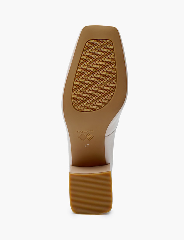 Бежевые кожаные женские туфли MASCOTTE 126-310511-3509M | ракурс 5