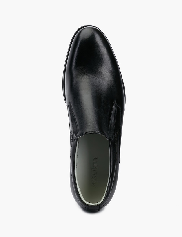 Черные мужские туфли MASCOTTE 128-212511-0502 | ракурс 4