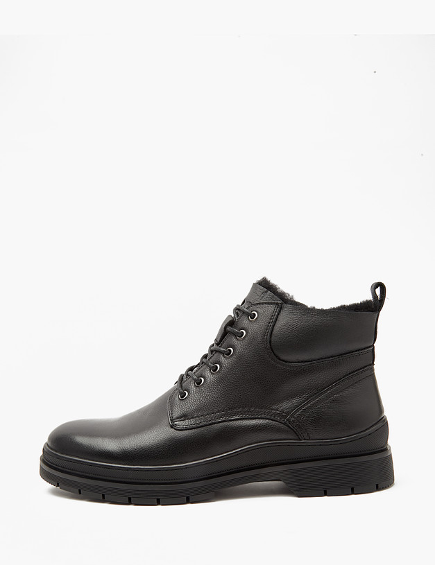Черные мужские зимние ботинки MASCOTTE 58-124631-0102 | ракурс 1