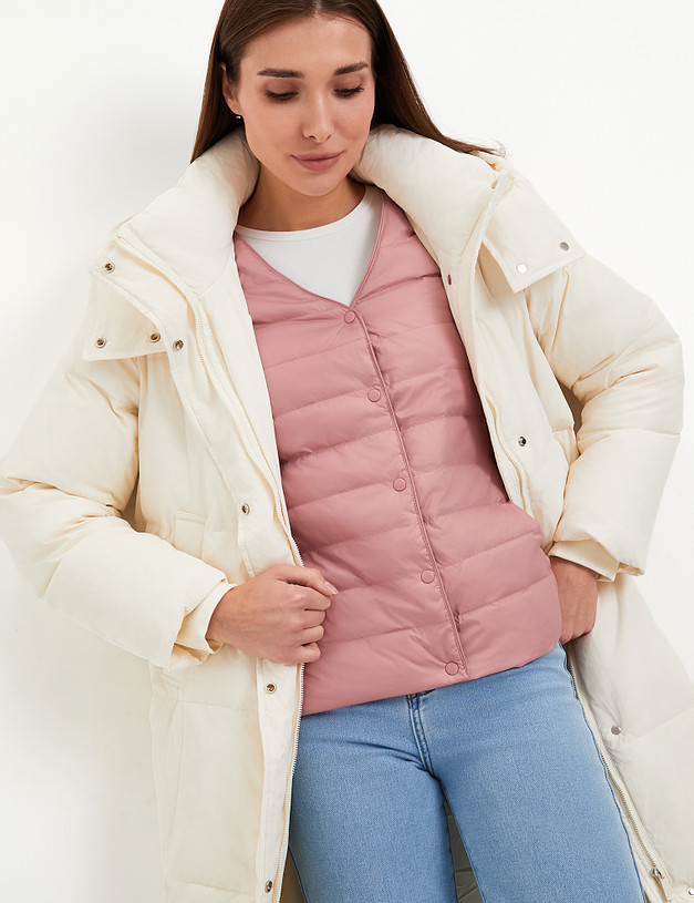 Розовая женская куртка MASCOTTE 234-3311-2406 | ракурс 1