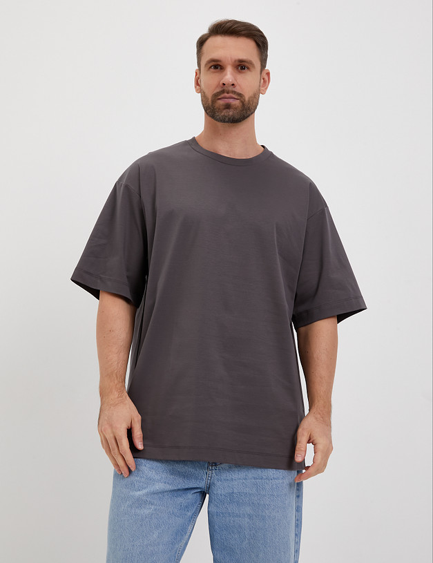 Темно-серая мужская футболка MASCOTTE 888-4129-2610 | ракурс 2