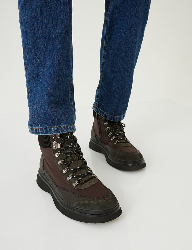 Серые мужские ботинки MASCOTTE 22-1210621-3209M | ракурс 1