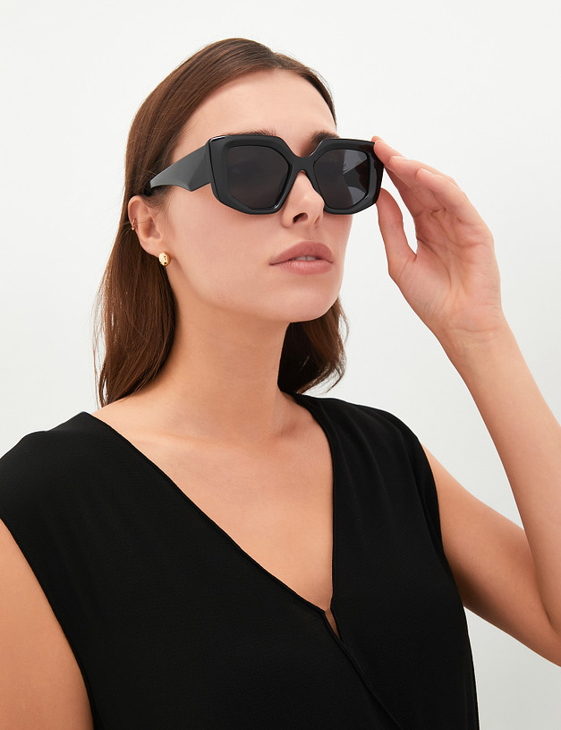Черные женские очки MASCOTTE 753-4111-7702 | ракурс 1