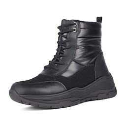 203-42WB-086TW Ботинки для активного отдыха женские текстиль-и.кожа/и.мех черн, INSTREET