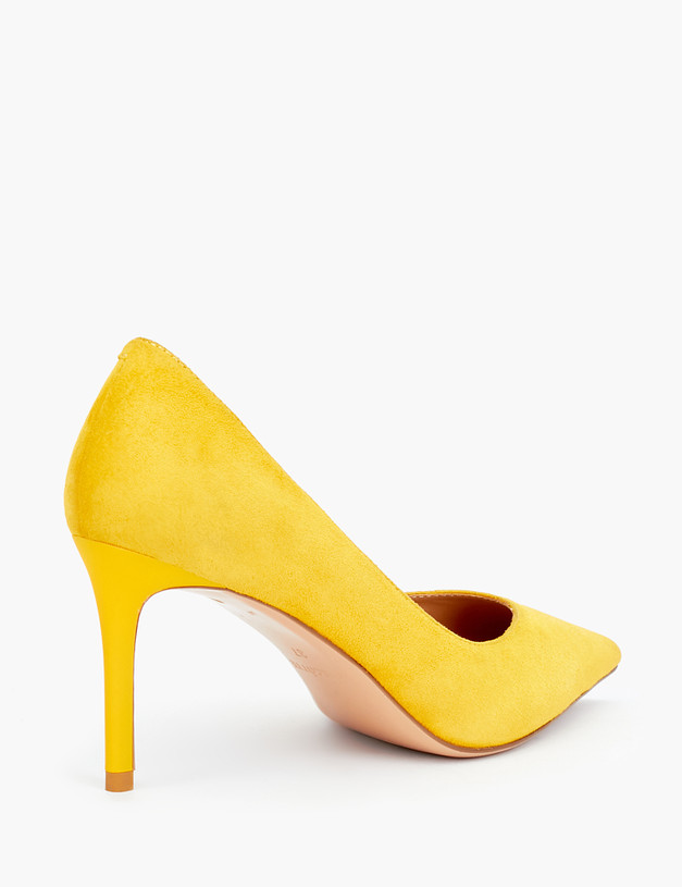 Желтые женские туфли на шпильке MASCOTTE 15-2145113-4603M | ракурс 3