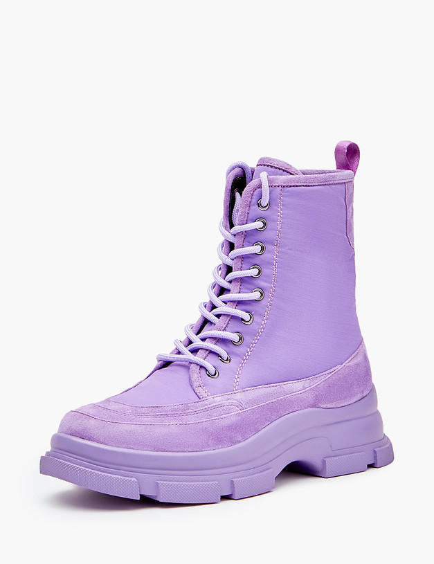 Фиолетовые женские ботинки MASCOTTE 233-3201921-0207 | ракурс 2