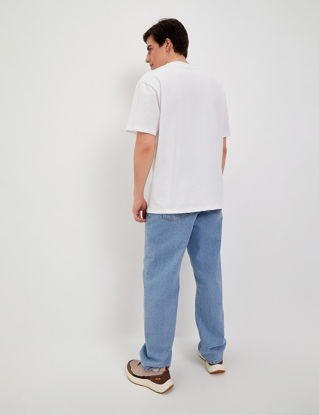 Белая мужская футболка MASCOTTE 848-4144-2601 | ракурс 6