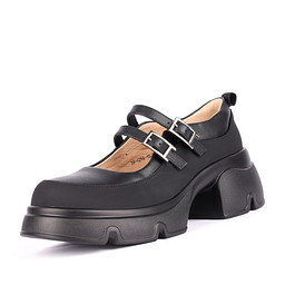 58-42WA-103VK Туфли женские кож.спилок/нат.кожа черн, Zenden