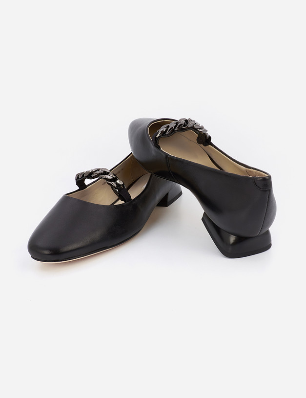 Черные женские туфли MASCOTTE 126-120212-3501M | ракурс 7