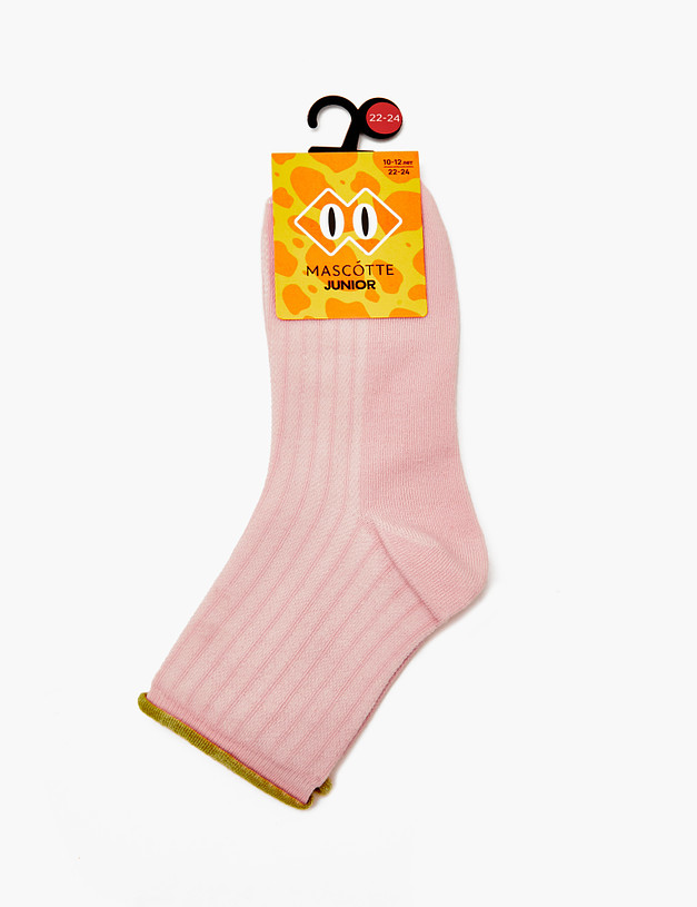 Розовые носки для девочек MASCOTTE 764-3205-2606 | ракурс 1