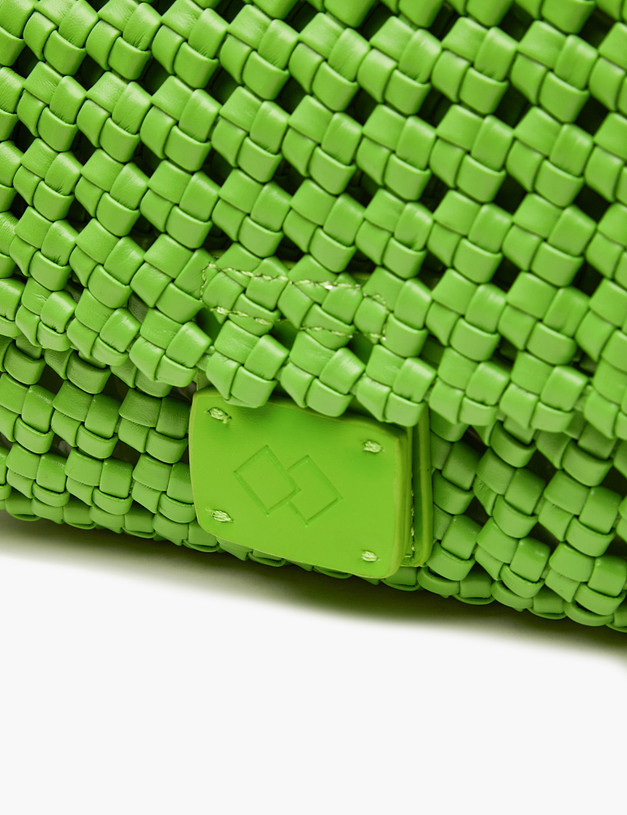 Зеленая женская плетеная сумка MASCOTTE 647-4109-604 | ракурс 7