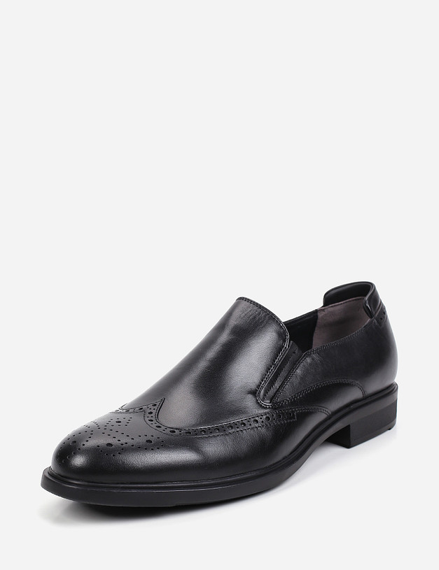 Черные мужские туфли MASCOTTE 128-122511-0102 | ракурс 3