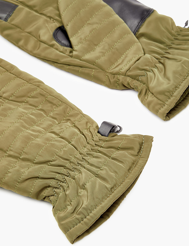 Зеленые мужские перчатки MASCOTTE 717-3210-204 | ракурс 4