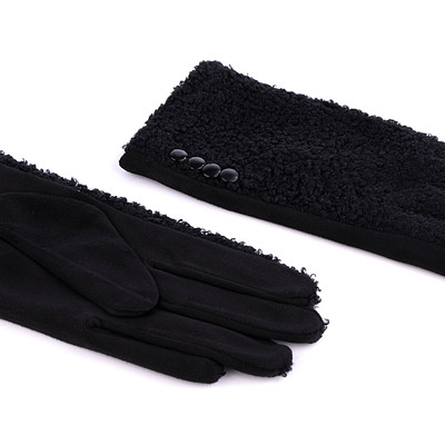 Перчатки женские INSTREET YU-32GWK-031, цвет черный, размер ONE SIZE - фото 2