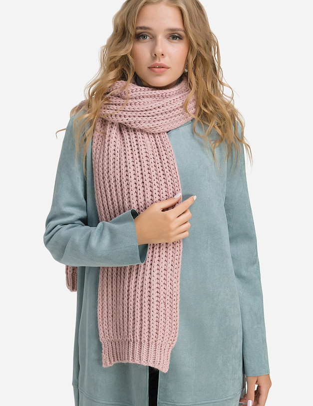 Розовый женский шарф MASCOTTE 781-0218-506 | ракурс 3