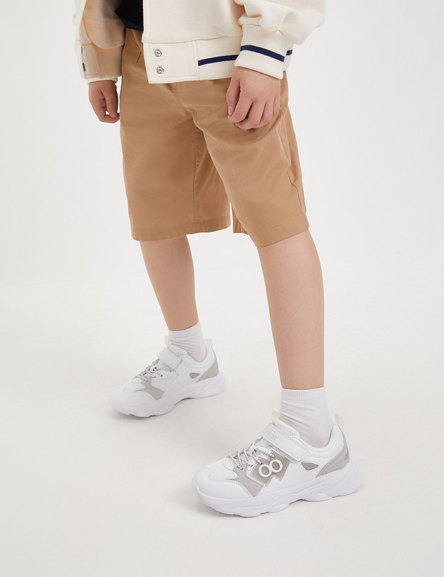 Белые детские кроссовки MASCOTTE 192-410122-0201 | ракурс 8