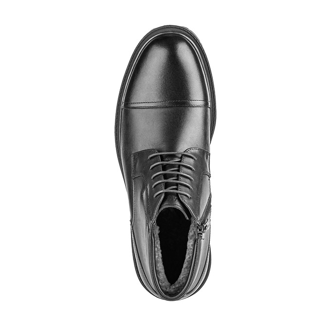 Черные кожаные мужские ботинки «Саламандер»