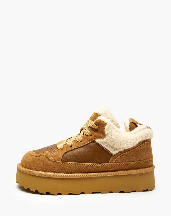 Рыжие женские зимние ботинки 13990₽