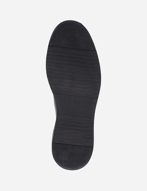 Черные мужские кроссовки из кожи MASCOTTE 128-1232216-0102 | ракурс 6