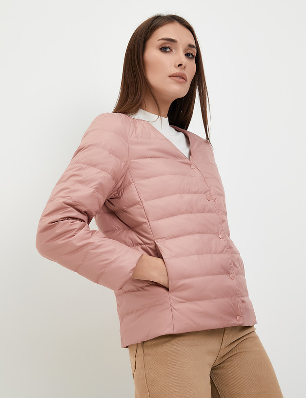 Розовая женская куртка MASCOTTE 234-3311-2406 | ракурс 6