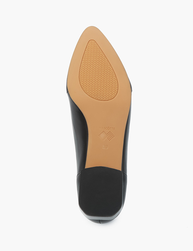 Черные женские ботинки из кожи MASCOTTE 21-210211-0502 | ракурс 7