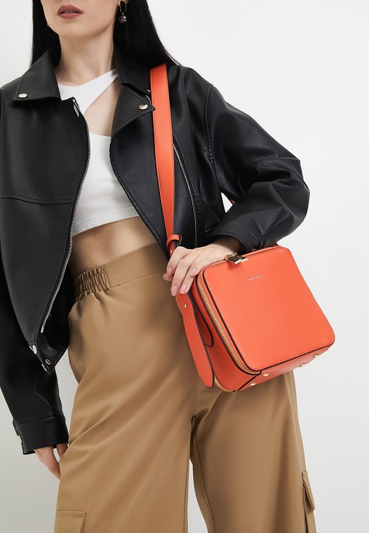 Оранжевая женская сумка