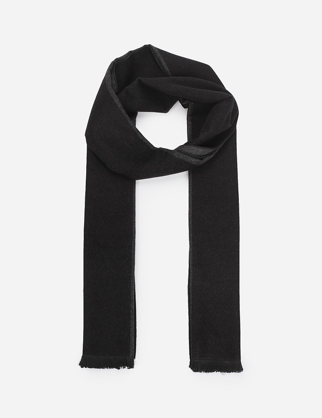 Серый мужской шарф MASCOTTE 766-1202-2410 | ракурс 2