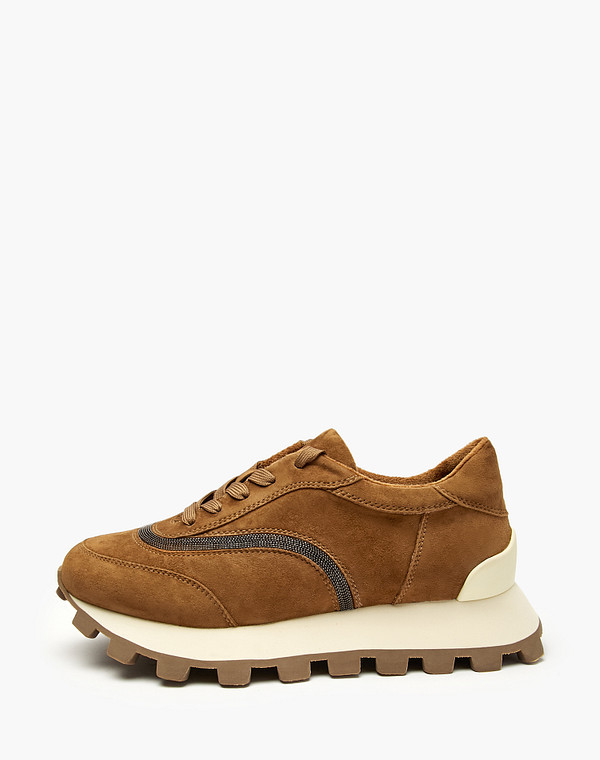 Рыжие женские кроссовки 19990₽