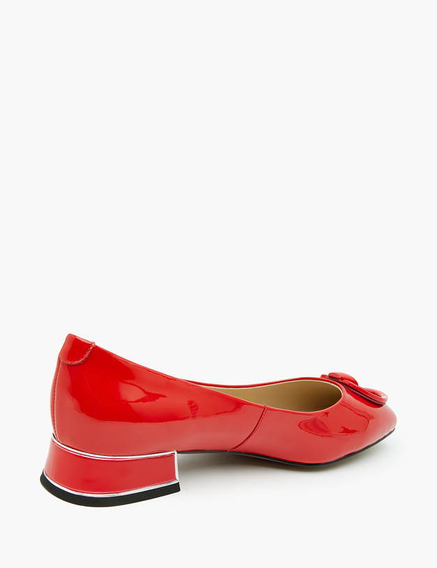 Красные лакированные женские туфли MASCOTTE 126-210511-3709M | ракурс 3