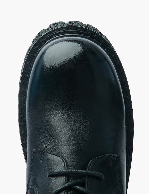 Черные женские ботинки с ремешками MASCOTTE 58-225932-0102 | ракурс 4