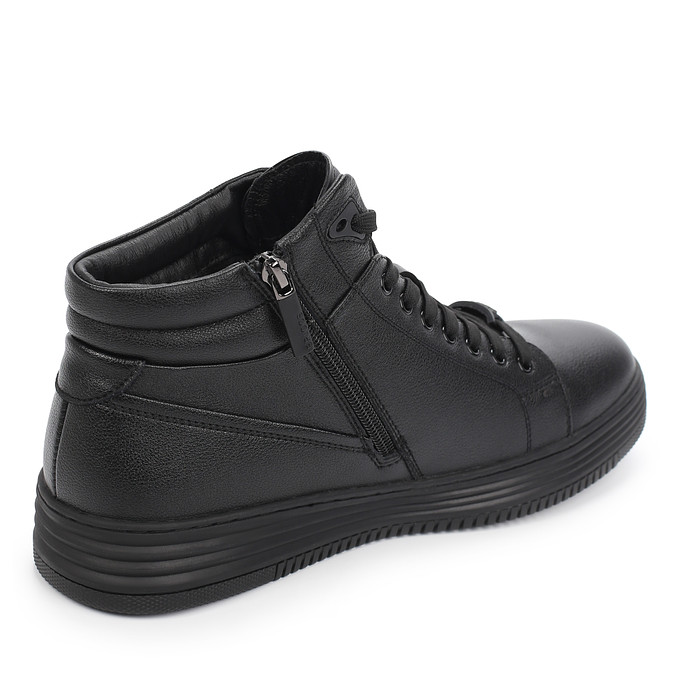 Черные мужские ботинки из кожи BRIGGS